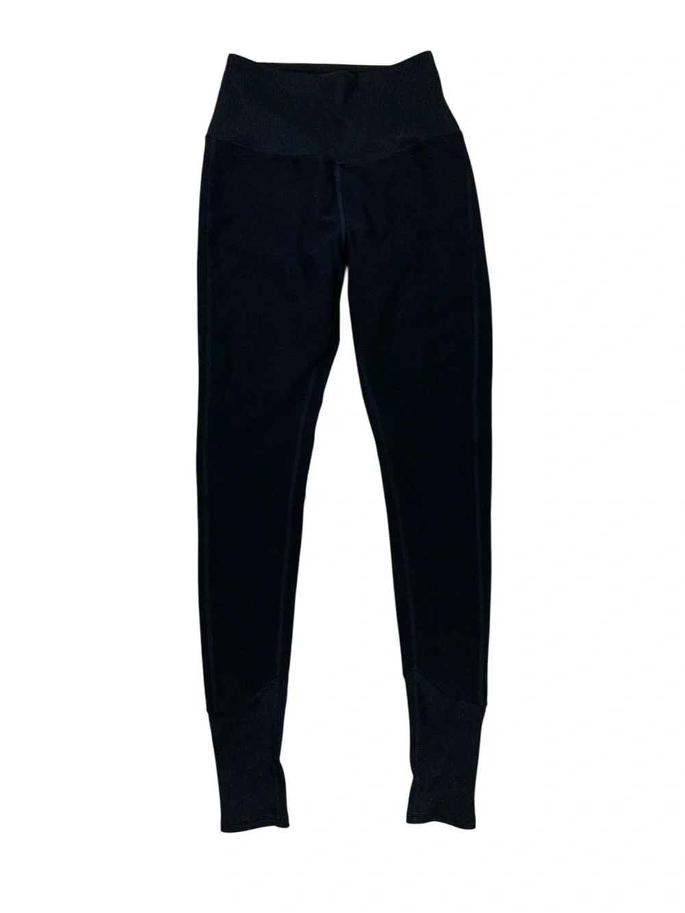 Alo Yoga Tear Away Black High Rise Performance Leggings XXS Athletic Yoga Pants